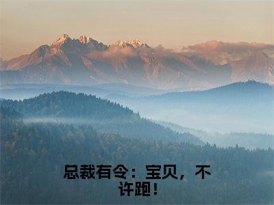 秦恩甜陆令山（总裁有令：宝贝，不许跑！）全文免费阅读大结局_秦恩甜陆令山（总裁有令：宝贝，不许跑！）免费在线阅读_笔趣阁